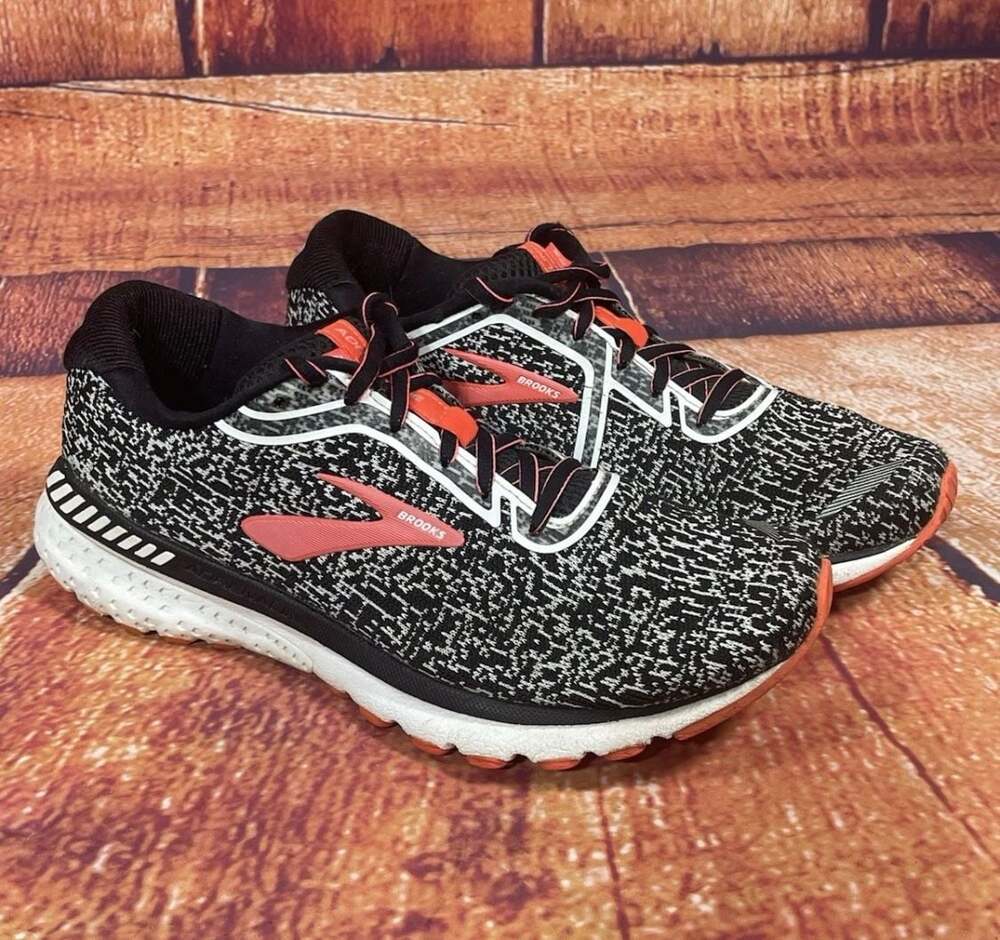 Brooks Adrenaline GTS 20 Women's Running Shoes Black/White Size 9.5